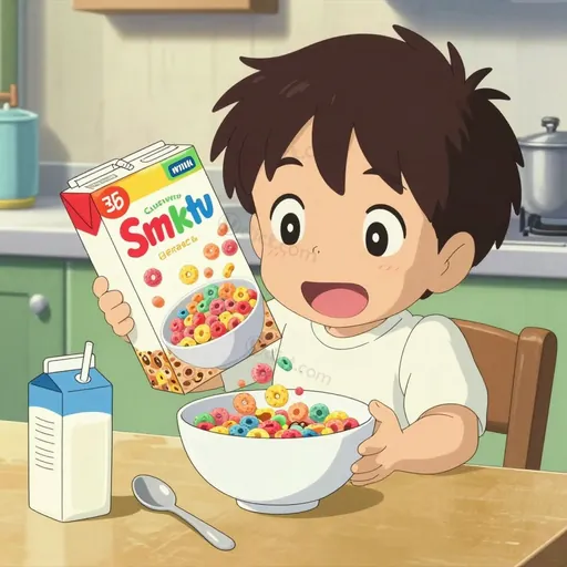 cereal box