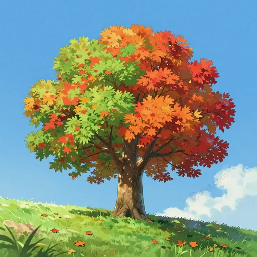 change of color