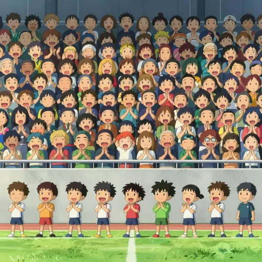 cheering