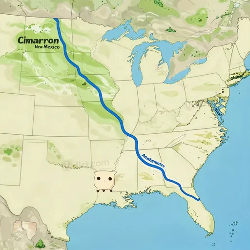 cimarron river