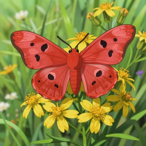 cinnabar moth