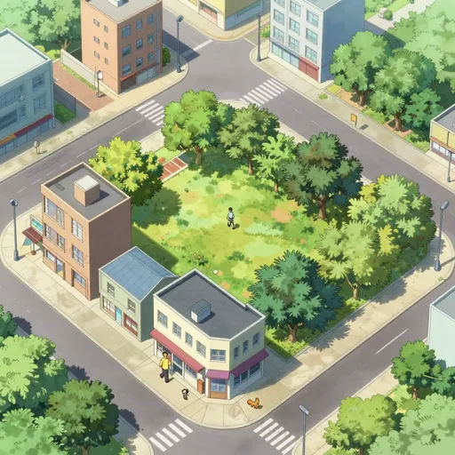 city block