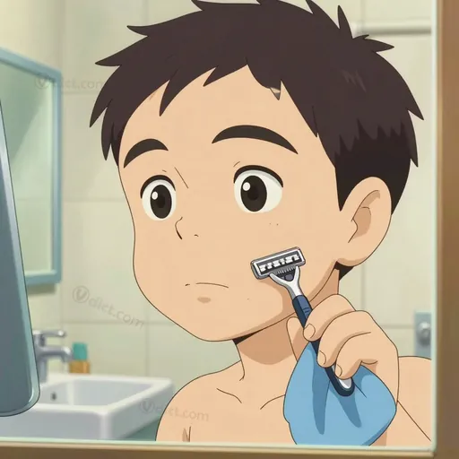 clean-shaven