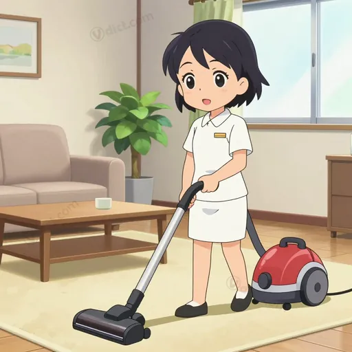 cleaning lady