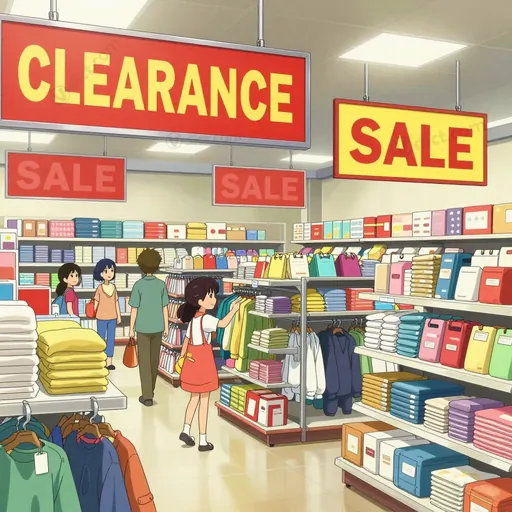 clearance sale