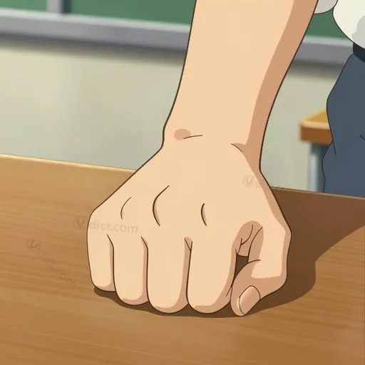 clenched