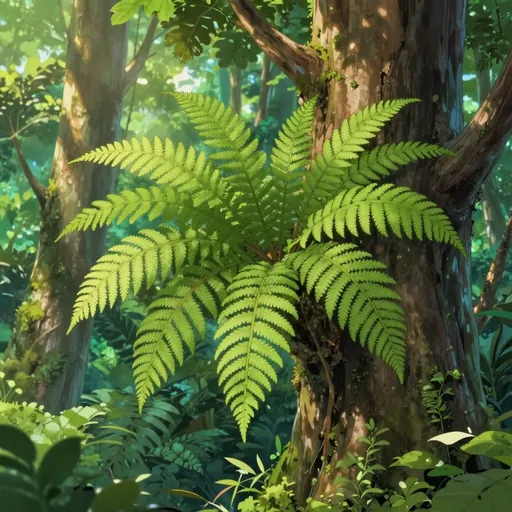 climbing bird's nest fern