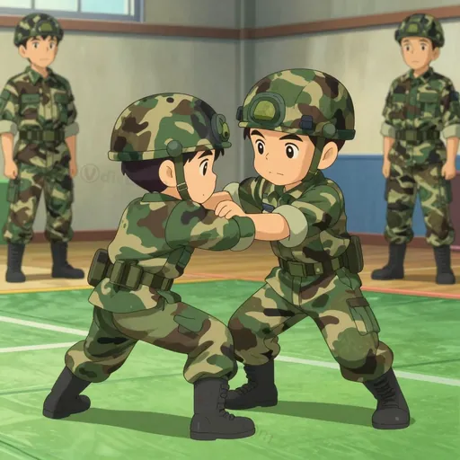close-quarter fighting