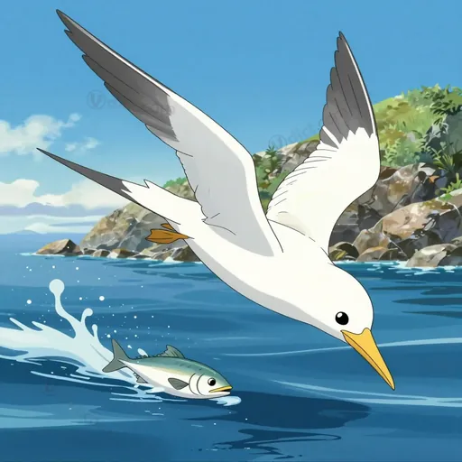 coastal diving bird