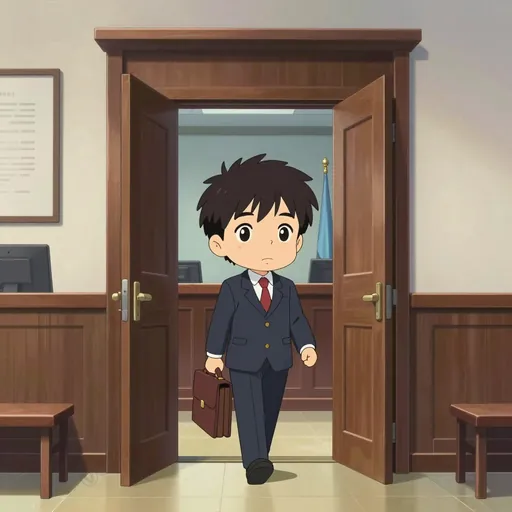 coming into court