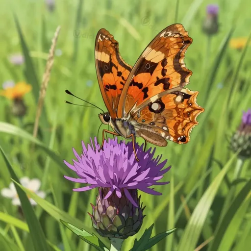 comma butterfly