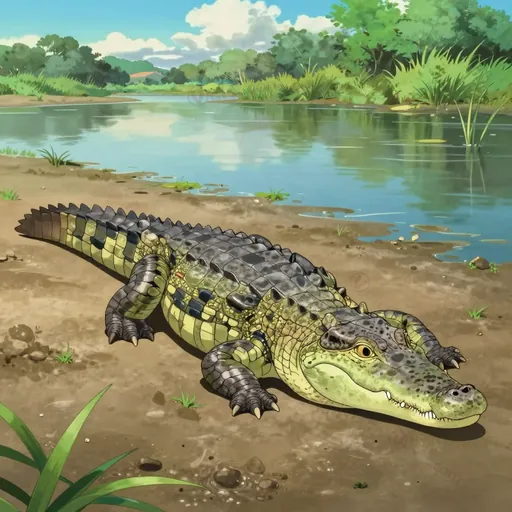 crocodilian reptile