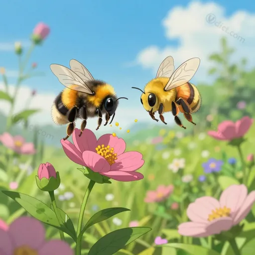 cross-pollinating