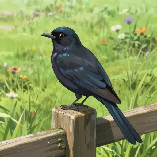 crow blackbird