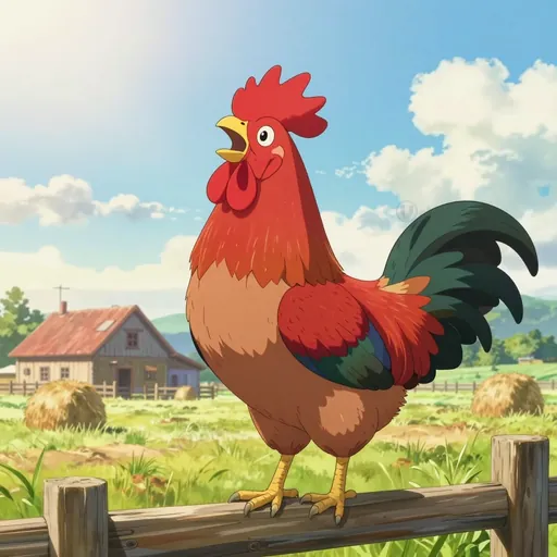 crowing