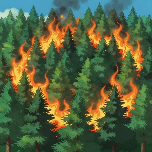 crown fire