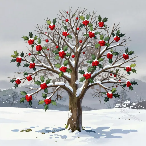 deciduous holly