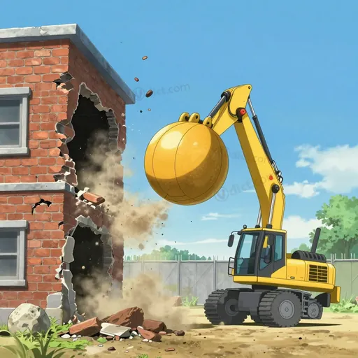 demolished