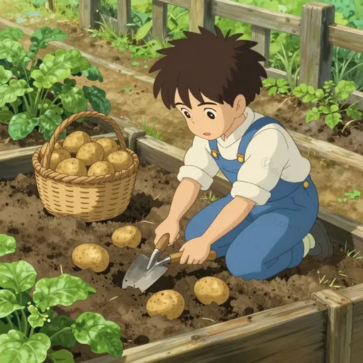 digging up