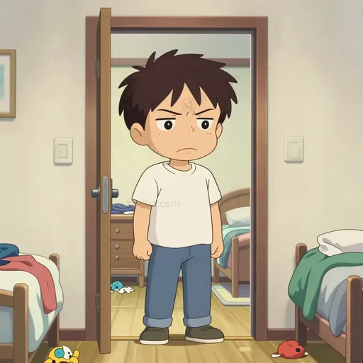 disapprovingly