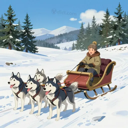 dog sleigh