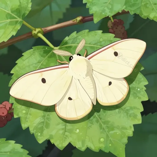 domesticated silkworm moth