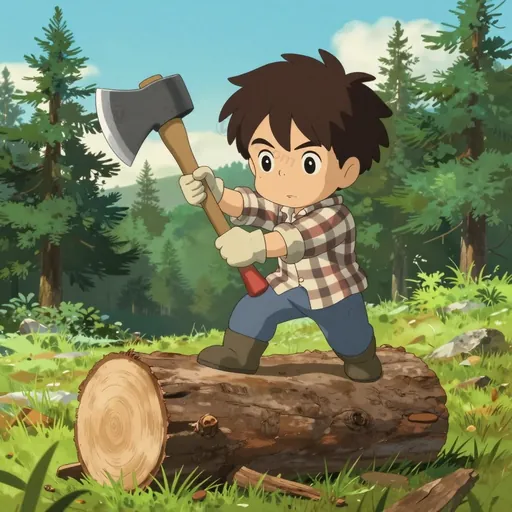 double-bitted axe