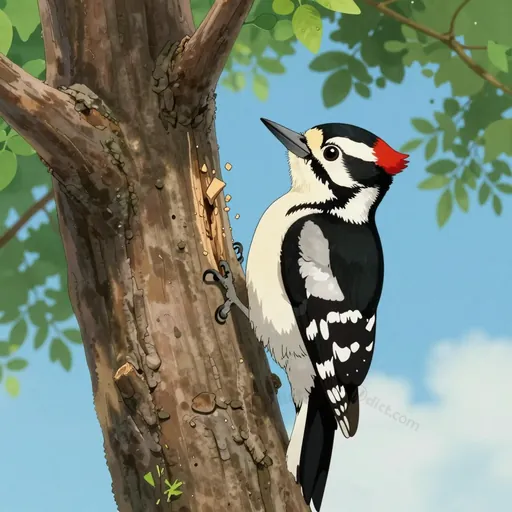 downy woodpecker