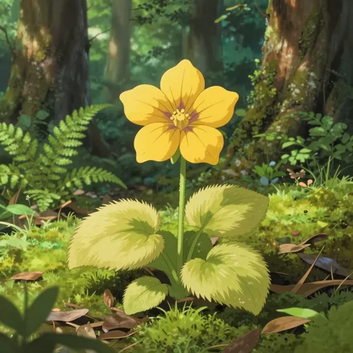 downy yellow violet