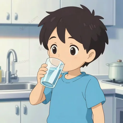 drinking water