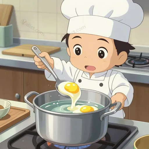dropped egg