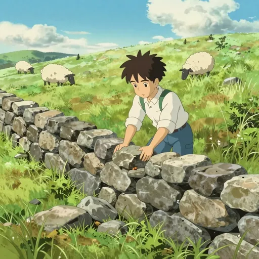 dry-stone wall