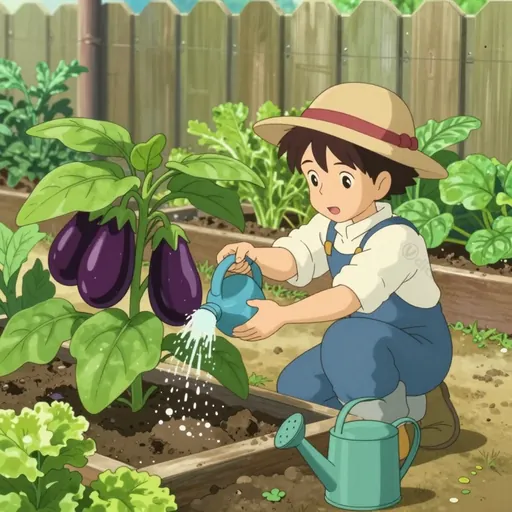 eggplant bush