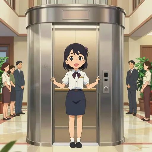 elevator girl