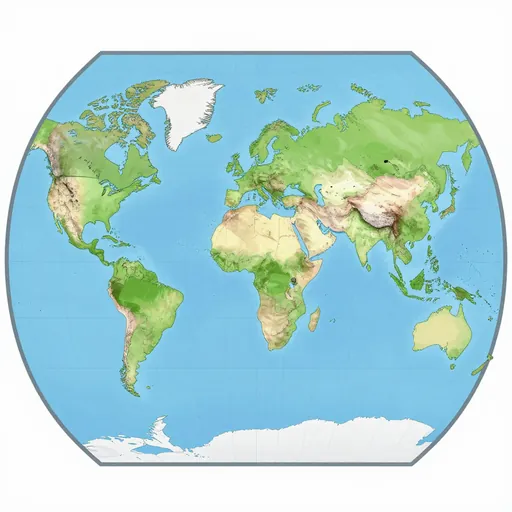 equal-area map projection
