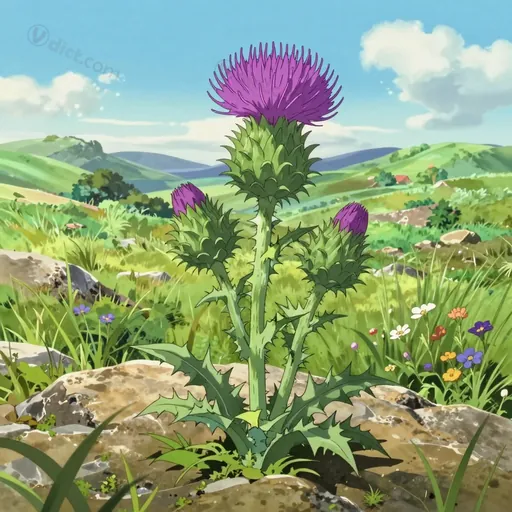 european woolly thistle