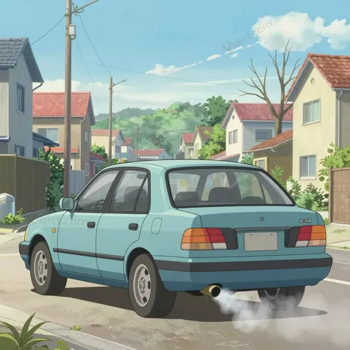 exhaust fumes