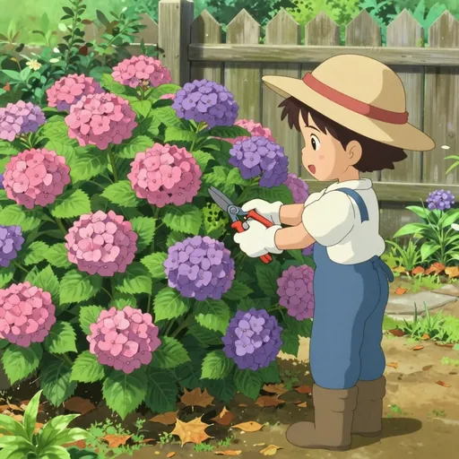 fall-blooming hydrangea