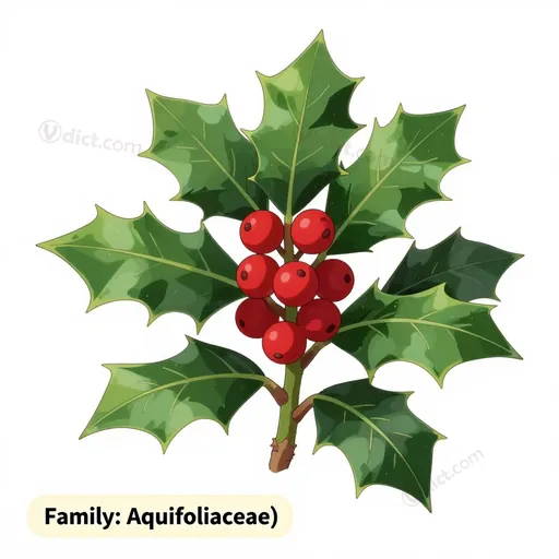 family aquifoliaceae