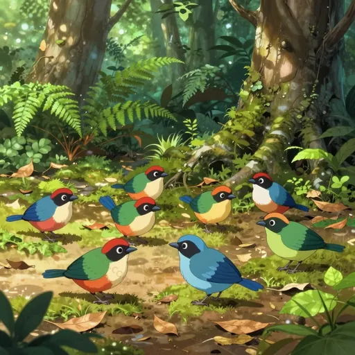 family pittidae