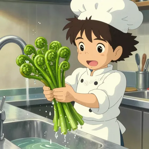 fiddlehead fern