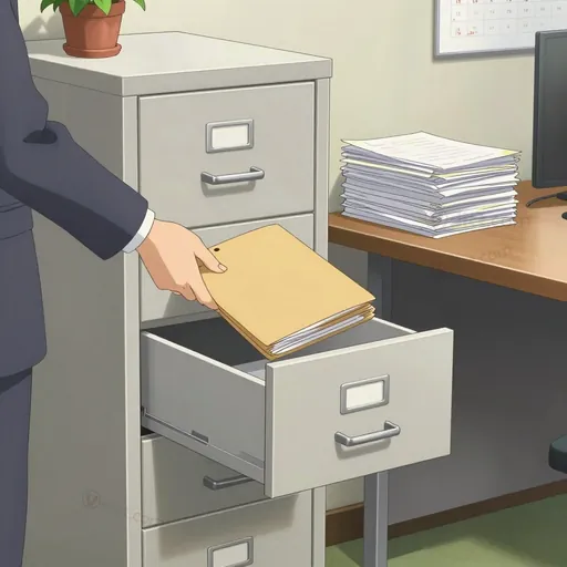 filing cabinet