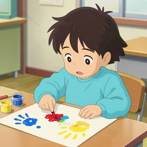 finger-paint