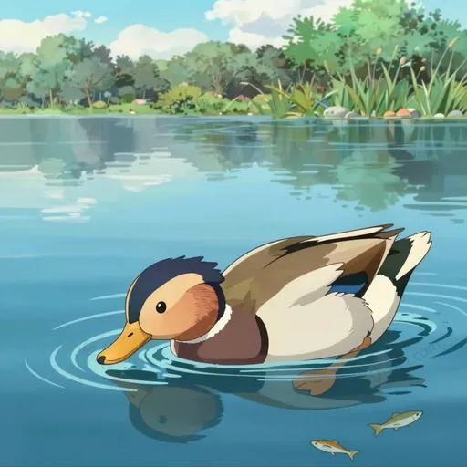 fish duck