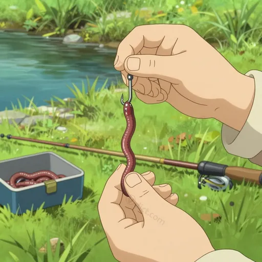 fishing worm