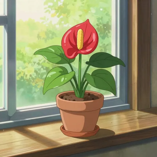 flamingo flower
