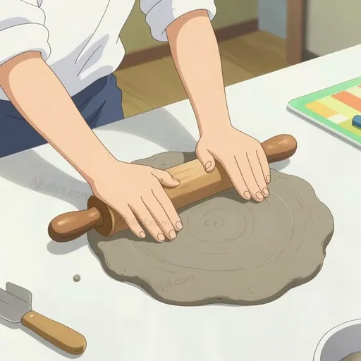 flattened
