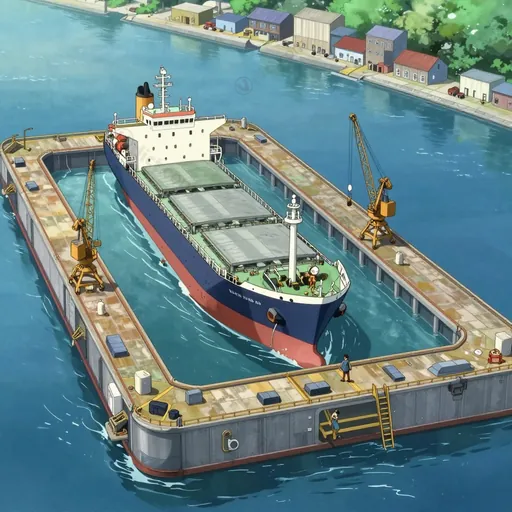 floating dry dock