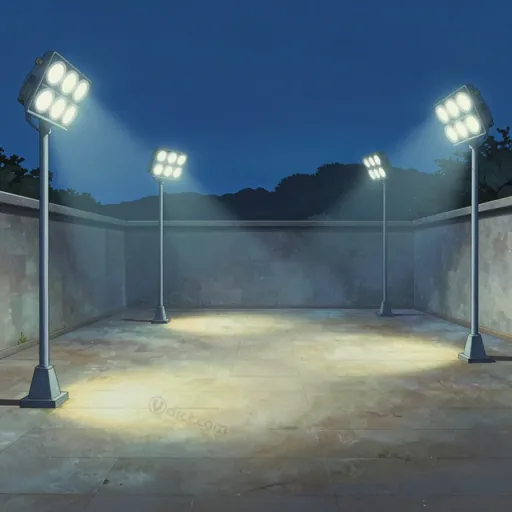 floodlit