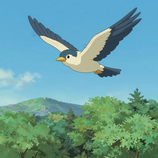 flying bird